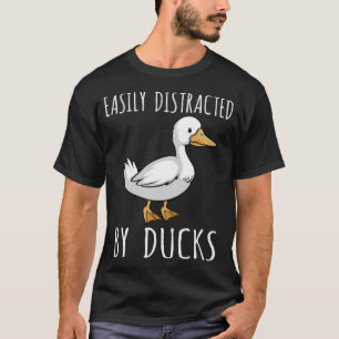 Camiseta Pato Engraçado Pássaro Observando o beagle labrado