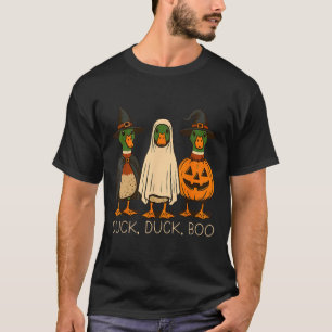 Camiseta Pato Engraçado Pato Boo Halloween Pato