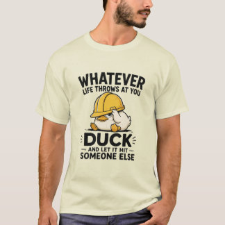 Camiseta Pato Engraçado Personalizado Masculino