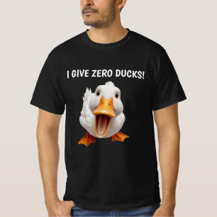 CAMISETA PATO ENGRAÇADO PRETO