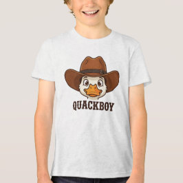 Camiseta Pato Engraçado Pun Western Cowboy
