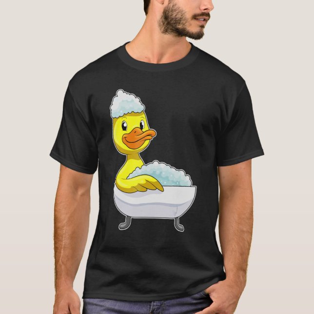 Camiseta Pato - Espuma de Banheira (Frente)