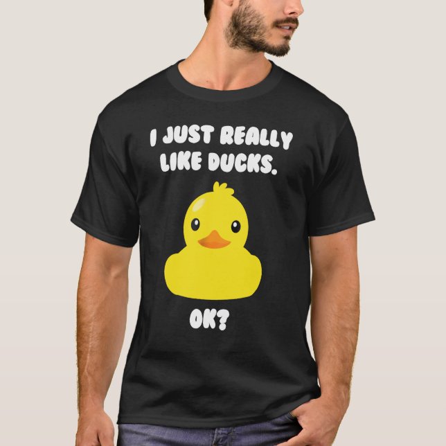 Camiseta Pato - Eu Gosto Muito De Patos 2 (Frente)