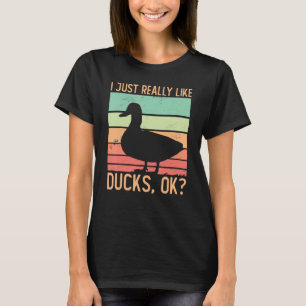 Camiseta Pato Eu Gosto Muito De Patos Ok Pato 2