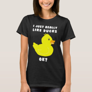 Camiseta Pato - Eu Realmente Me Inclino Como Patos 2