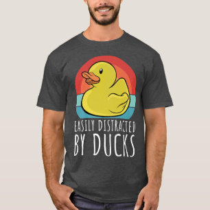 Camiseta Pato Facilmente Distraído Pelos Patos Em 1947