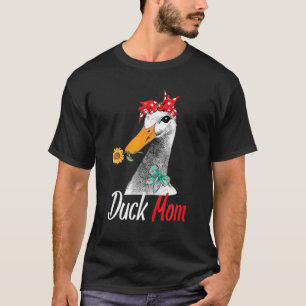 Camiseta Pato feminino Mãe Mamãe Fazenda animal Engraçad
