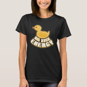 Camiseta Pato Grande Energia Pato de Borracha Amarelo Pato