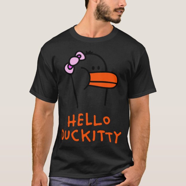 Camiseta Pato labrador, animais de estimação (Frente)