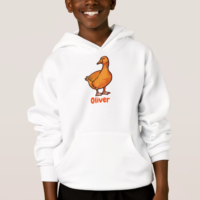 Camiseta Pato Laranja Kids  (Frente)