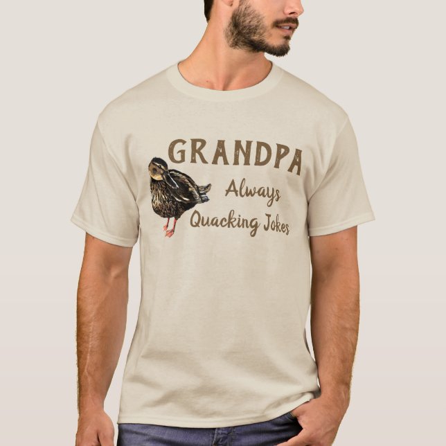 Camiseta Pato - Lentes de Homens (Frente)