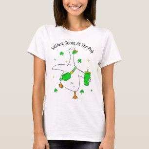 Camiseta Pato Mais Bobo Divertido No Pub Animal Pato Dia De