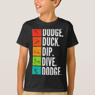Camiseta Pato mergulho mergulho I Jogos de bola I Dodgeball