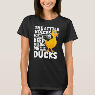 Camiseta Pato Minha Cabeça Continua Me Dizendo Para Pegar M