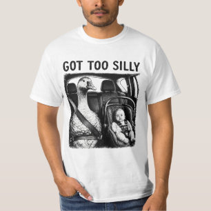 Camiseta Pato Muito Bobo Cinto de Segurança Bebê Assento Ca