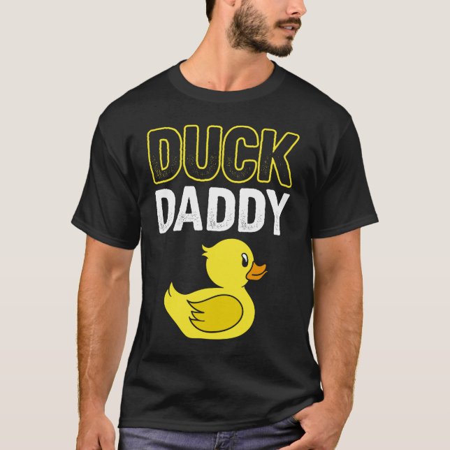 Camiseta Pato Pai Engraçado Pato Pai (Frente)