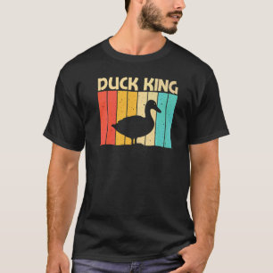 Camiseta Pato Para Homens Meninos Criador de Patos Caça