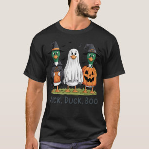 Camiseta Pato Pato Boo Halloween Divertido