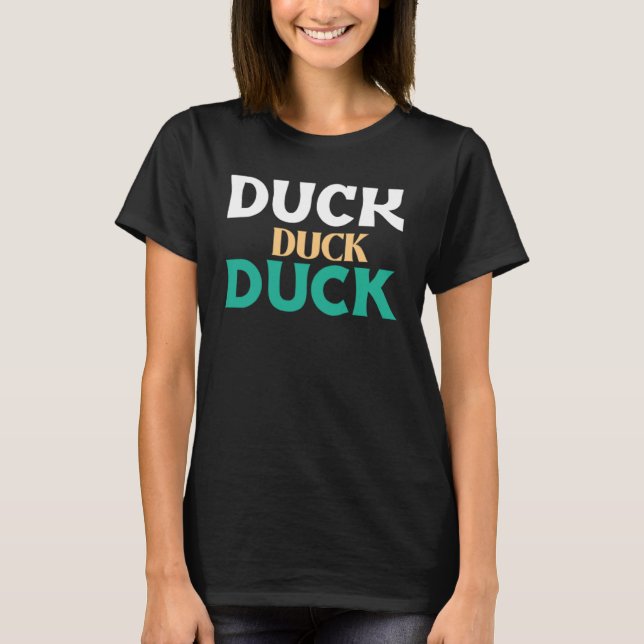 Camiseta Pato Pato Pato Asteroide Sarcástico (Frente)