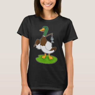 Camiseta Pato Pato Pescador Cana de pesca