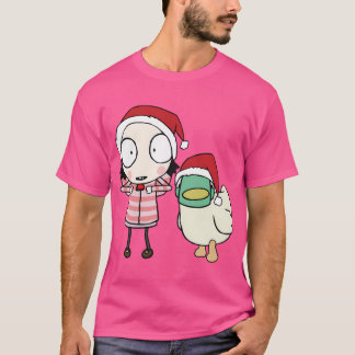 Camiseta Pato Pequeno Amigo Animal de Estimação Menina Fofo