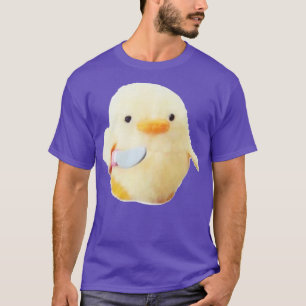 Camiseta pato perigoso com faca