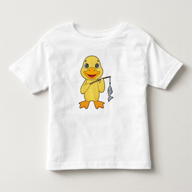 Camiseta Pato Pesca Pescado (Frente)