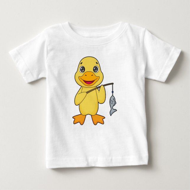 Camiseta Pato Pesca Pescado (Frente)