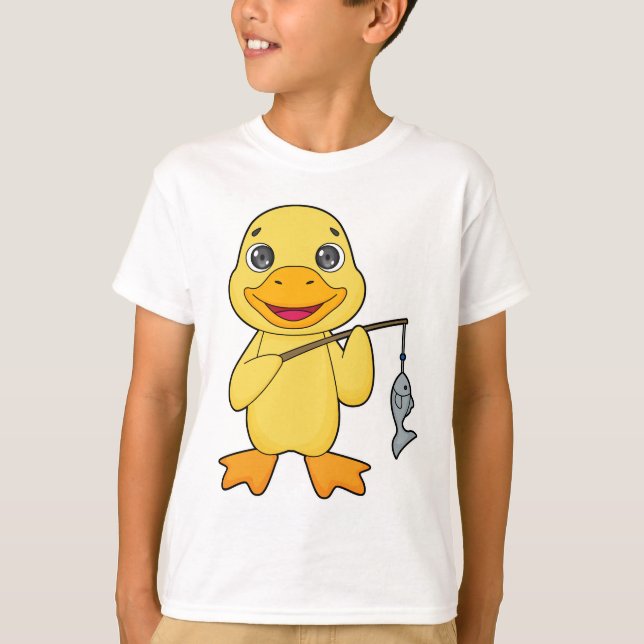 Camiseta Pato Pesca Pescado (Frente)