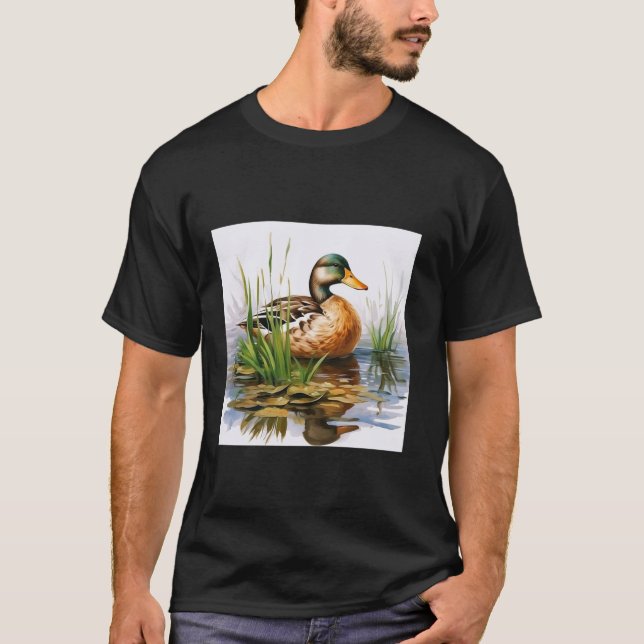 Camiseta Pato pinto-pinto Pato-pinto Pato-pata Cãozinho (Frente)