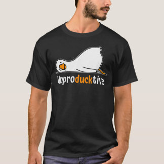 Camiseta Pato Preguiçoso Improdutivo
