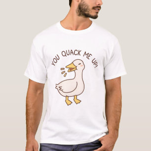 Camiseta Pato Quackador Fofo Você Me Faz Quack