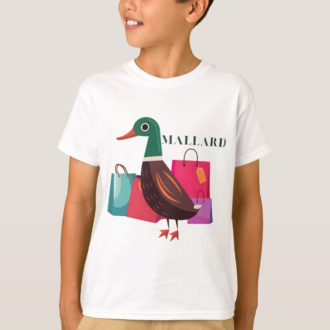 Camiseta Pato-real pato piada engraçada (Frente)