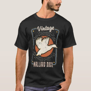 Camiseta Pato-real Vintage Retro Clássico Amor Animal 1