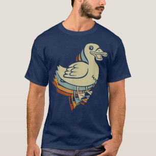 Camiseta Pato retrovisor do Amante de os animais de fazenda