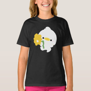 Camiseta Pato Romântico Fofo