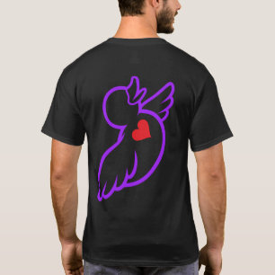 Camiseta Pato - Roxa Ama Yeshua Ama Pessoas