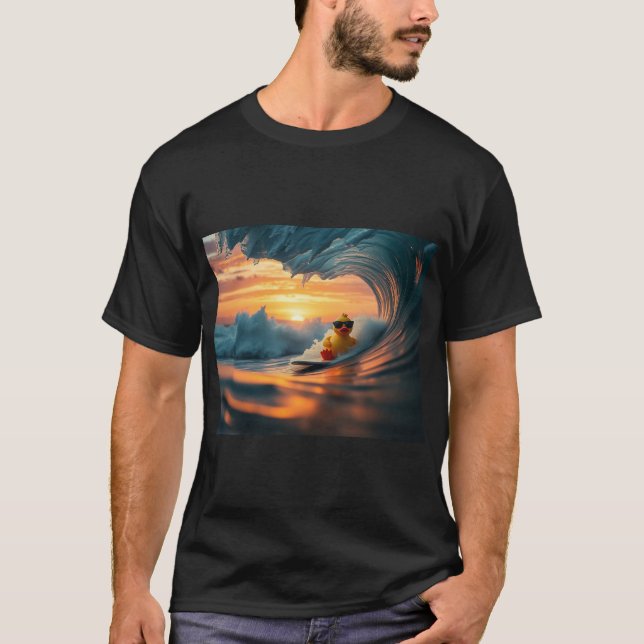 Camiseta pato surf (Frente)