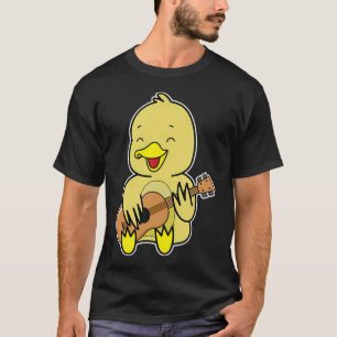 Camiseta Pato Tocando Guitarra