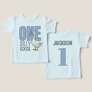 Camiseta Pato Tolo Azul Personalizado Primeiro Aniversário
