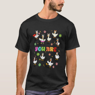 Camiseta Pato Tolo Você é Professor Gentil Afirmação Costas