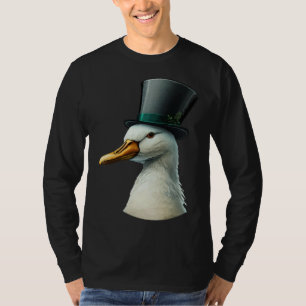 Camiseta Pato Usando Cartola Chique