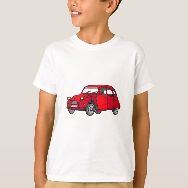 Camiseta Pato vermelho (2CV) (Frente)