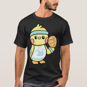 Camiseta Pato Vestido Como Jogador De Basquete