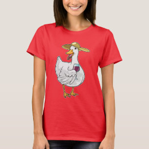Camiseta Pato vinho tinto