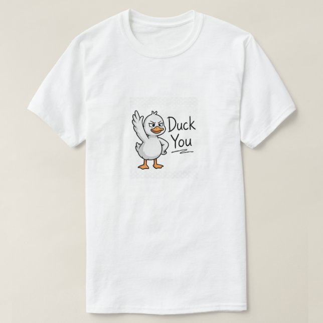 Camiseta Pato Você Pato Sarcástico Engraçado (Frente do Design)