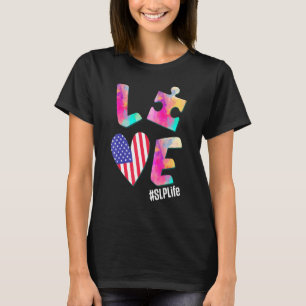 Camiseta Patologia da Fala Terapia Puzzles Conscientização