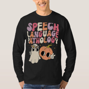Camiseta Patologia da Língua de Voz Retrô do Discurso de Ha