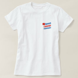 Camiseta Patologista da Fala e Linguagem Bolha de comunicaç