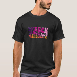 Camiseta Patologista da Fala Feminina Boho Retro Fala